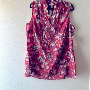Charter Club floral blouse size 16W